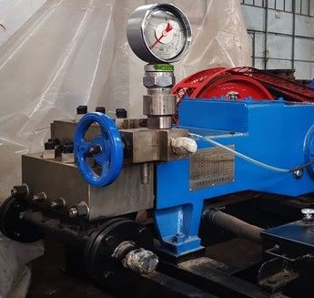 Pompe à haute pression de bon fonctionnement avec des solides solubles/aspiration en acier et des soupapes de décharge