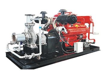 Pompe à incendie simple de moteur diesel de pompe de lutte contre l'incendie d'opération avec le contrôle manuel